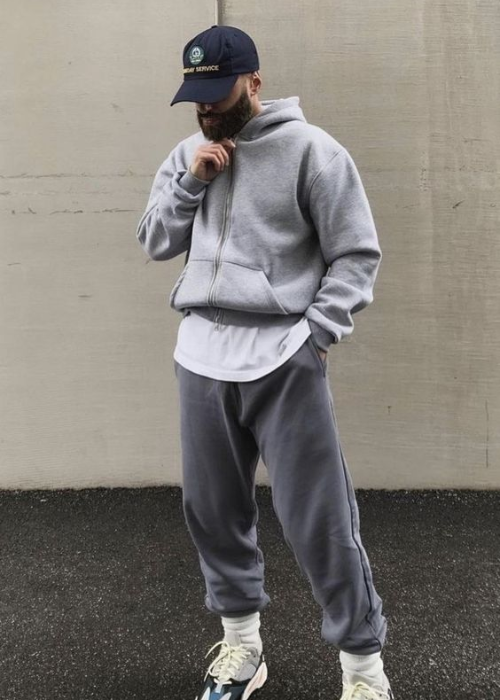 Hoodie with jogger pants